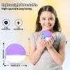 Heroange Karaoke Microphone Machine Toys for Kids Adults, Mini Portable Bluetooth Speaker with 2 Wireless Mics, Christmas Birthday Gifts for Boys Girls Ages 3 4 5 6 7 8 9 10 11 12+ Year (Purple) view 3