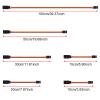 ACEIRMC 30pcs 3-Pin Servo Extension Cable Cord Female to Male Lead Wire Connector JR for RC Car Airplanes Remote Control (6 Sizes/ 10cm 15cm 20cm 30cm 50cm 100cm) view 2
