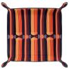 Abstract Lines Microfiber Leather Dice Trays Folding for RPG DND Table Games, Leather Dice Holder Storage Box Portable Folding Rolling Dice Tray, 16x16cm view 1