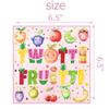 80 Pcs Twotti Frutti Birthday Decorations Summer Fruit Two Years Old Disposable Paper Dinner Plates Napkins Forks Dinnerware for Luau Fruit Theme 2nd Birthday Party Decorations Supplies view 4