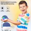 Heroange Karaoke Microphone Machine Toys for Kids Adults, Mini Portable Bluetooth Speaker with 2 Wireless Mics, Christmas Birthday Gifts for Boys Girls Ages 3 4 5 6 7 8 9 10 11 12+ Year (Blue) view 3