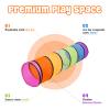 Kids Play Tunnel for Toddlers,Pop Up Crawl Through Tunnel Play Tent for Baby Infant Children or Pet,Indoor & Outdoor Toys for Boy and Girl Backyard Playset view 2