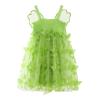 Baby Girls Tulle Dress Sleeveless Butterfly Wing Tutu Dress Costume Toddler Girls Dresses Party Princess (Green, 18-24 Months) view 1