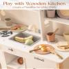 ROBUD 4-Set Wooden Play Dishes Set - Montessori-Inspired Play Food Accessories for Kids, Pretend Play Kitchen Set for Toddlers, Role Play Gift for Boys and Girls view 3