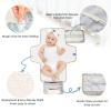 WELLDAY Cactus Flowers Baby Changing Pad - Waterproof Diaper Changing Pad with Built-in Pillow - Portable Travel Changing Mat for Newborn Girl & Boy view 3