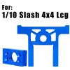 hopsupRC Aluminum Bearing Motor Mount Upgrades Part for 1/10 Slash 4x4 4WD Lcg,Navy Blue view 2