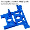 hopsupRC Aluminum Bearing Motor Mount Upgrades Part for 1/10 Slash 4x4 4WD Lcg,Navy Blue view 3