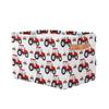 OMFUNS Red Tractor Rectangle Storage Basket Truck Car Foldable Storage Bin Cubes with Handles Large Organizer Bins Boxes Toy Closet Shelf Nursery Laundry Basket Home Decor view 2