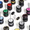 BrickBounty 1/64 Wheels & Tires for Model Cars (10 Sets Packaging), Random Color Rims Tires Set for 1/64 Scale Toy Cars view 1