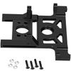 RCMYou Aluminum Bearing Motor Mount Upgrades Part for 1/10 Rustler 4X4 Lcg Slash 4x4 Lcg,Alloy Sliding Motor Mount Hops up,Black view 1