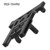 RCMYou Aluminum Bearing Motor Mount Upgrades Part for 1/10 Rustler 4X4 Lcg Slash 4x4 Lcg,Alloy Sliding Motor Mount Hops up,Black view 4