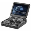 RG35XXSP Handheld Clamshell Games Consoles Built-in 64G+128G TF Card 8000+ Games Portable Style Flip Hand Held Game Video Consoles Linux System with Case (Black Transparent) view 1