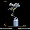 Metalkitor 3D Metal Puzzles for Adults, Mechanical Turtle Assembly Model, Jigsaw Crafts Brain Teaser - Perfect Desk Decor and Gifts(329+ PCS) view 3