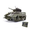 RC Tank 2.4GHz 1/16 US Army Stuart M5A1 Light Tank Coating Completed Simulation Smoke and Action view 1