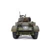 RC Tank 2.4GHz 1/16 US Army Stuart M5A1 Light Tank Coating Completed Simulation Smoke and Action view 2