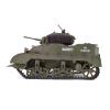 RC Tank 2.4GHz 1/16 US Army Stuart M5A1 Light Tank Coating Completed Simulation Smoke and Action view 3