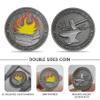 10 Pcs Dumpster Fire Challenge Coin Bulk, Mini Dumpster Fire Coin Medallion, Humorous Office Desk Accessories, Inspirational Coins for Employee Appreciation Gifts, Funny Office Gifts for Coworker Team view 4