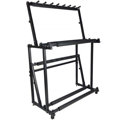 DOUYUANSHI Racket Storage Rack, Violin/Guitar Display Stand for Retail Store, Heavy Duty Steel Tennis Rackets/Badminton Rackets Storage Rack, Height Adjustable, Easy to Assemble