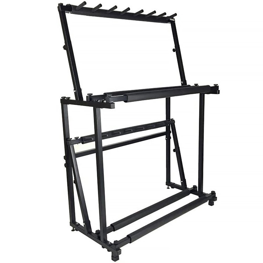 DOUYUANSHI Racket Storage Rack, Violin/Guitar Display Stand for Retail Store, Heavy Duty Steel Tennis Rackets/Badminton Rackets Storage Rack, Height Adjustable, Easy to Assemble
