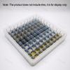 1/64 Wheels Storage Box, 1 64 Scale Wheels and Tires Kit Storage Box with 100 Lattices Suitable for Storing Tires with Diameters Within 0.5in/12.7mm view 4