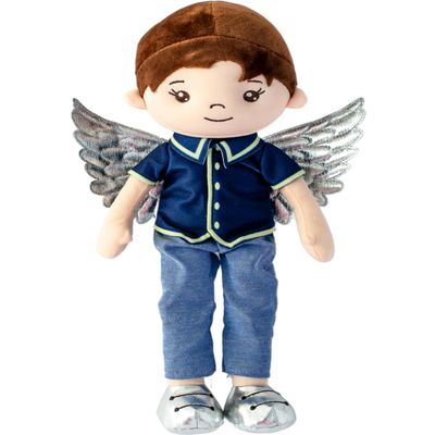 ANGELITOS MAGICOS 15" Plushies - Little Magic Angels Dolls with Positive Affirmation Cards, 3+ (Seri: Seraph of Confidence)