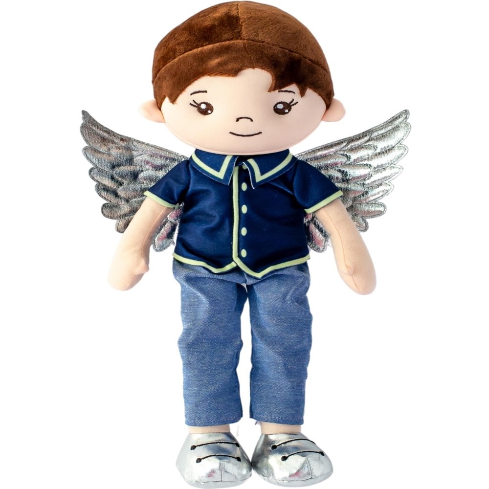 ANGELITOS MAGICOS 15" Plushies - Little Magic Angels Dolls with Positive Affirmation Cards, 3+ (Seri: Seraph of Confidence)