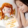 ANGELITOS MAGICOS 15" Little Magic Angels Plushies. Angel Doll with Magical Positive Affirmation Cards from Guardian Angel Academy, for Girls 3+ (Keri: Cherub of Empathy) view 2