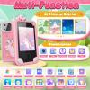 Luyiilo Kids Smart Phone Toys for Girls,Unicorn Gift Toys for Girls Ages 3-9 Christmas Birthday Gifts Mini Smart Phone Toys With 2.8" Touchscreen 16 Learning Games Dual Camera Music Player, 8G SD Card view 2