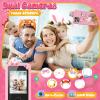 Luyiilo Kids Smart Phone Toys for Girls,Unicorn Gift Toys for Girls Ages 3-9 Christmas Birthday Gifts Mini Smart Phone Toys With 2.8" Touchscreen 16 Learning Games Dual Camera Music Player, 8G SD Card view 3