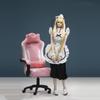 1/6 Scale Female Clothes,Female Open Back Maid Skirt Hand Sleeves Clothing for 12inch Action Figure Body view 3