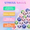 12 Pack Fidget Stress Balls for Adults, Cute Octopus Stress Relief Stress Ball, Bulk Squishy Squeeze Ball Set and Birthday Party Favors view 3