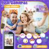 Luyiilo Kids Smart Phone Toys for Girls,Unicorn Gift Toys for Girls Ages 3-9 Christmas Birthday Gifts Mini Smart Phone Toys With 2.8" Touchscreen 16 Learning Games Dual Camera Music Player, 8G SD Card view 3