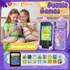 Luyiilo Kids Smart Phone Toys for Girls,Unicorn Gift Toys for Girls Ages 3-9 Christmas Birthday Gifts Mini Smart Phone Toys With 2.8" Touchscreen 16 Learning Games Dual Camera Music Player, 8G SD Card view 4