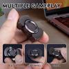 3-in-1 Fidget Toys Adults: Spinner, Slider & Clicker  Magnetic Stainless Steel Bearing for Super-Stable Rotation  Stress Relief, Enhanced Focus, and Habit Breaking, Kids Valentines Day Gifts (Black) view 2