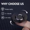 3-in-1 Fidget Toys Adults: Spinner, Slider & Clicker  Magnetic Stainless Steel Bearing for Super-Stable Rotation  Stress Relief, Enhanced Focus, and Habit Breaking, Kids Valentines Day Gifts (Black) view 4