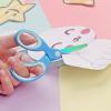 Asdirne Left Handed Kids Scissors, Safety Children Titanium Coating Scissors, Craft Scissors with Blunt Tip Stainless Steel Blades and Soft Grip, Great for Home and School,13.5cm, 3 Pack view 2