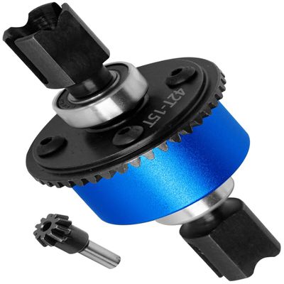 hopsupRC 42t&15t Front Rear Differential Input Gear Slipper Clutch Upgrades Part for 1/8 Kraton Typhon Outcast Notorious 6s Blx,1/7 Infraction Fireteam Mojave Limitless 6s,Navy Blue