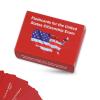 2024 US Citizenship Flash Cards, 3.74 x 2.6 x 1.7 Inch Naturalization Test Study Guide American Civics 100 USCIS Questions Answers Flashcards view 1