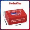 2024 US Citizenship Flash Cards, 3.74 x 2.6 x 1.7 Inch Naturalization Test Study Guide American Civics 100 USCIS Questions Answers Flashcards view 2