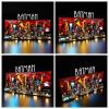 Kyglaring 76271 Model Compatible, LED Light Kit for The Animat Series Gotham City Building Set, Lighting Set, No Model view 2