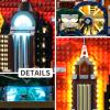 Kyglaring 76271 Model Compatible, LED Light Kit for The Animat Series Gotham City Building Set, Lighting Set, No Model view 3