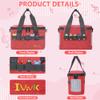 IBVIVIC Toniebox Carrying Case for Toniebox Figures/Starter Set Tonie Storage Bag Compatible with Tonies Audio Player and Tonies Figure, Red view 3