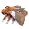 Frankiezhou Home Ginkgo Moth Plush Toy, Lifelike Ginkgo Moth Stuffed Animals 11in, Realistic Soft Big Moth Plushie Model Toy, Unique Plush Gift Collection for Kids, Small, Brown view 3