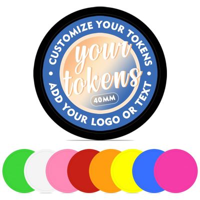 SUYANH 100 PCS Custom Plastic Poker Chips, Double Sided Full-Color Print Your Image and Text on Chips, Good for Party, Card Games and Late-Night Poker Games (Black)