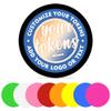 SUYANH 100 PCS Custom Plastic Poker Chips, Double Sided Full-Color Print Your Image and Text on Chips, Good for Party, Card Games and Late-Night Poker Games (Black) view 1