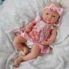 12" Reborn Baby Dolls, Full Silicone Baby Dolls,Not Vinyl Dolls, Realistic Soft Silicone Newborn Baby Doll with Feeding Accessories view 4