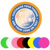 SUYANH 100 PCS Custom Plastic Poker Chips, Double Sided Full-Color Print Your Image and Text on Chips, Good for Party, Card Games and Late-Night Poker Games (Orange) view 1