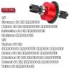 BRCatWPark RC 43T Differential & 13T Main Gear Upgrades Part for 1/7 Fireteam/Infraction/Mojave 6s BLX Limitless,1/8 Kraton/Notorious Outcast/Typhon/Talion 6s BLX,Red view 2