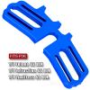 Aluminum Dual Motor Mount Upgrades Part for 1/7 Felony/Infraction/Limitless 6S BLX,BRCatWPark Large Pinions Motor Mount Fixed Bracket,Navy Blue view 2