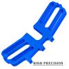 Aluminum Dual Motor Mount Upgrades Part for 1/7 Felony/Infraction/Limitless 6S BLX,BRCatWPark Large Pinions Motor Mount Fixed Bracket,Navy Blue view 3